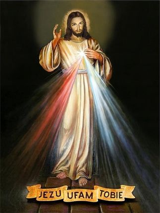 Feeby Obraz Na Płótnie Jezu Ufam Tobie Jezus Miłosierny Komunia 30X40Cm