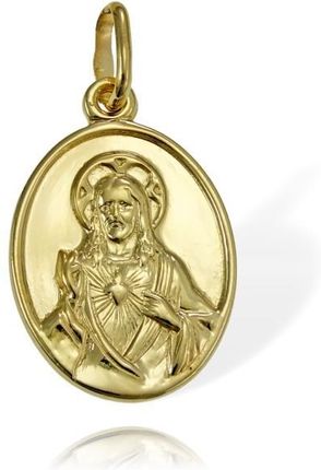 Norbisrebro Piękny Złoty Medalik Szkaplerz Próba 585