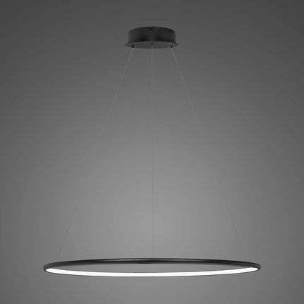 Altavola Design Lampa Wisząca Ledowe Okręgi No.1 80 Cm In 4K 43W Czarna (Al10-La073P_80_In_4K_43W_Black)