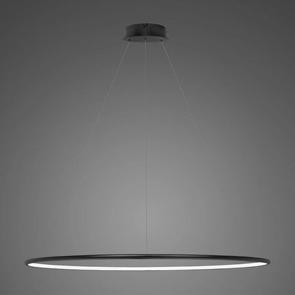 Altavola Design Lampa Wisząca Ledowe Okręgi No.1 120 Cm In 3K Czarna Ściemnialna (Al10-La073P_120_In_3K_Black_Dimm)