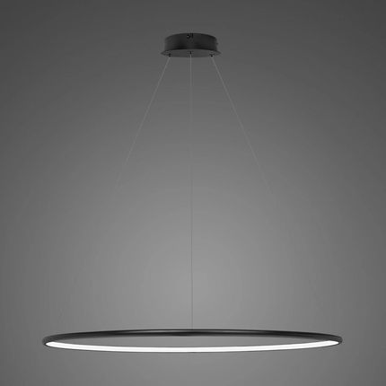 Altavola Design Lampa Wisząca Ledowe Okręgi No.1 100 In 4K Czarna Ściemnialna (Al10-La073P_100_In_4K_Black_Dimm)
