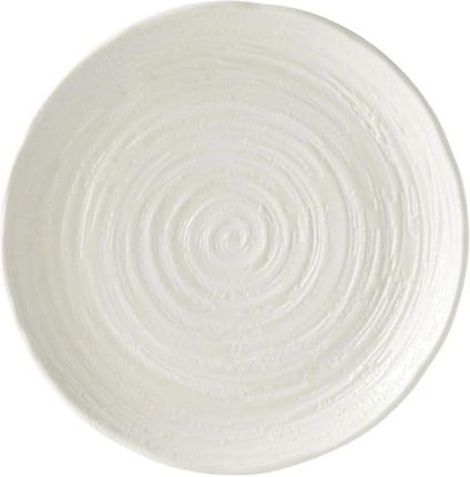 Mij Made In Japan White Spiral Talerz Obiadowy 29,5 Cm.