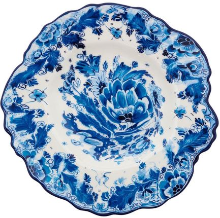 Seletti Talerz Deserowy Diesel Classics On Acid Delf Rose 21cm Niebieski Porcelana,