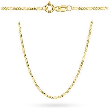 Magar Gold Łańcuszek Złoty Pr. 585 Splot Figaro Gucci 50 Cm