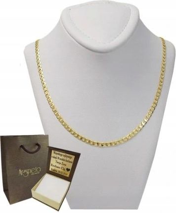 Biżuteria Gabor Złoty Łańcuszek Pancerka Pełny 2,60 Mm Diamentowany Pr 585 Grawer Gratis