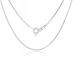 Topaznet&Kala-Silver Łańcuszek Srebrny 925 Linka Żmijka Włoska 38Cm 0,7