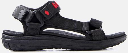 Czarne sportowe sandały na rzepy LCW-34-0960M