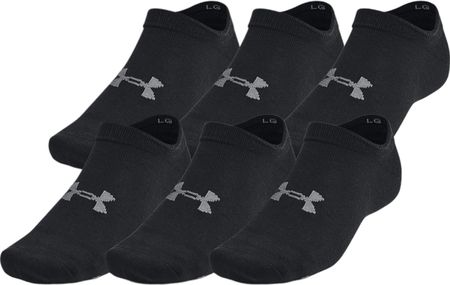 Skarpety Under Armour Essential 6-Pack No-Show Socks 1382611-001 Rozmiar L