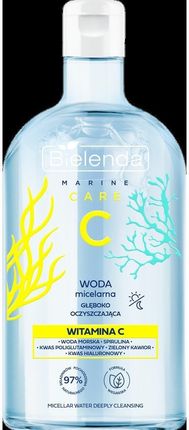 BIELENDA Marine Care C woda micelarna głęboko oczyszczająca witamina C, 400ml