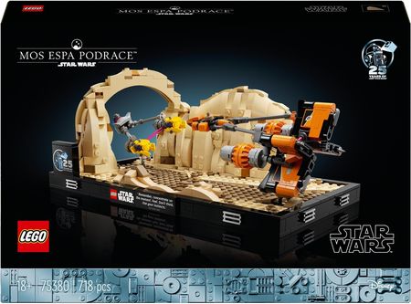 【アシモクラフツ】OH_ASI＋LevelUp_kit SET LEGO 75380 Star Wars Diorama: Wyścig ścigaczy w Mos Espa