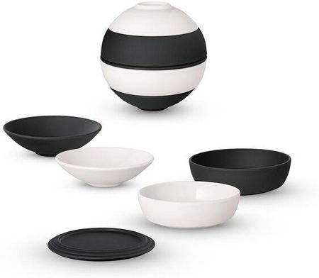 Villeroy&Boch Zestaw talerzy La Boule Iconic Black & White