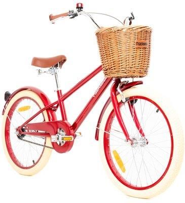 Germina Rower Dziecięcy Vintage 20 Cali Dla Chłopca Czerwony