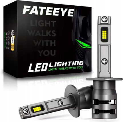 FATEEYE  Żarówki H1 Led Canbus Fateeye Bardzo Mocne Białe Światło 6500K 20000Lm