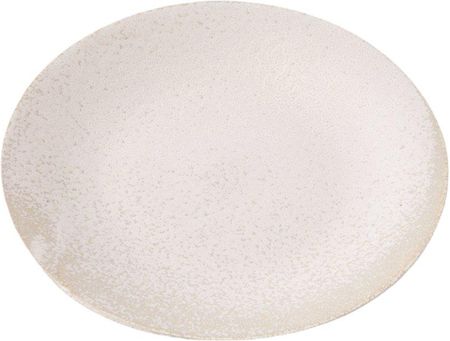 Mij Talerz Obiadowy White Fade 28cm Biały Ceramiczny,