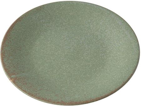 Mij Talerz Obiadowy Green Fade 28cm Zielony Ceramiczny,
