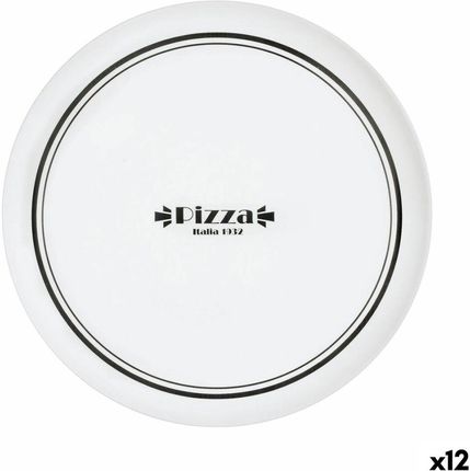 Luminarc Talerz Do Pizzy Firend'S Time Bistro Biały Czarny Szkło O 32Cm 12Szt. (S2710788)