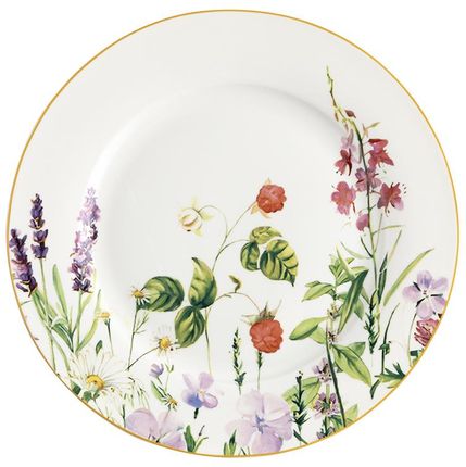 Florina Talerz Deserowy Porcelanowy Kolorowe Kwiaty Idylla 20Cm (2T5074)