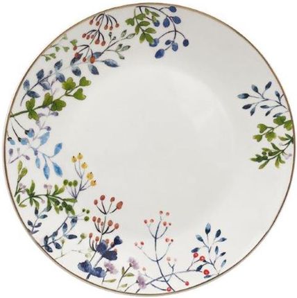 Florina Talerz Deserowy Porcelanowy Kolorowe Kwiaty Silvia 19Cm (2T5593)