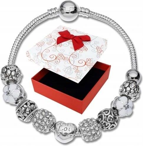 Breloque Naissance En Argent 925 - Cœur Ajouré Avec Pierre De Naissance Et Zircon - Pour Bracelet Ou Collier - 8