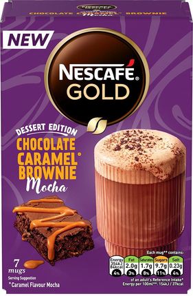Nescafé Chocolate Caramel Brownie Mocha Gold 7 Saszetek Kawy Rozpuszczalnej