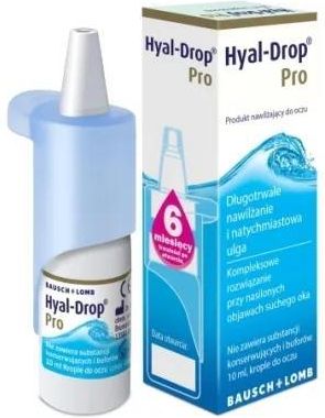 Bausch Health Hyal-Drop Pro Krople Do Oczu 10ml
