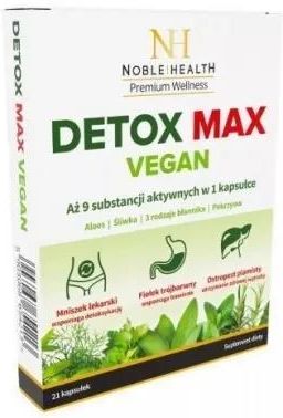 Noble Health Nh Detox Max Vegan 21kaps.