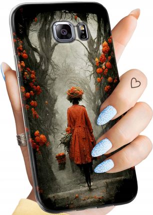 Etui Do Samsung Galaxy S6 Edge Jesień Liście Autumn Obudowa Case