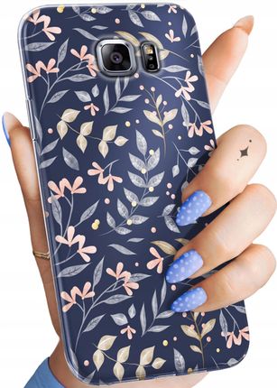 Etui Do Samsung Galaxy S6 Edge Floral Botanika Bukiety Obudowa Case