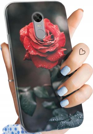 Etui Do Xiaomi Redmi Note 4 4X Róża Z Różą Rose Obudowa Pokrowiec
