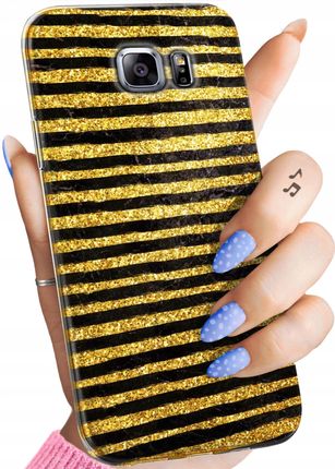 Etui Do Samsung Galaxy S6 Edge Złoto Gold Rich Obudowa Pokrowiec