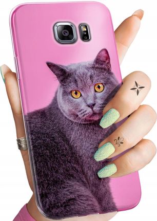 Etui Do Samsung Galaxy S6 Edge Koty Kotki Kociaki Obudowa Pokrowiec