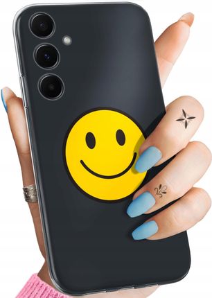 Etui Do Samsung Galaxy A55 5G Uśmiech Smile Emoji Obudowa Pokrowiec