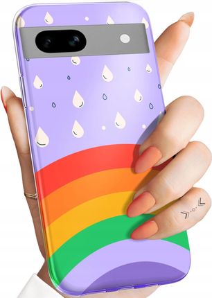 Etui Do Google Pixel 8A Tęcza Rainbow Obudowa Pokrowiec Case
