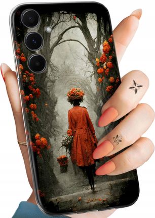 Etui Do Samsung Galaxy A55 5G Jesień Liście Autumn Obudowa Pokrowiec