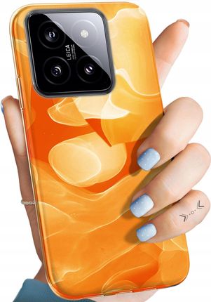 Etui Do Xiaomi 14 Pomarańczowe Pomarańcze Orange Obudowa Pokrowiec