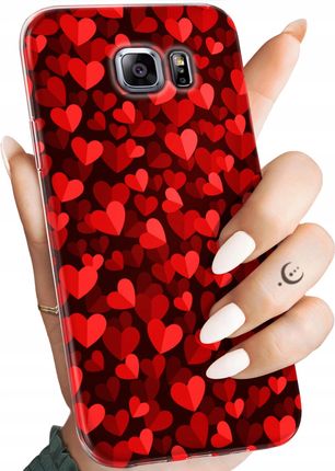 Etui Do Samsung Galaxy S6 Edge Walentynki Miłość Serce Obudowa Case