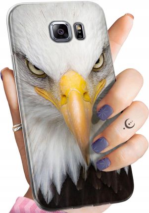 Etui Do Samsung Galaxy S6 Edge Orzeł Sokół Eagle Obudowa Pokrowiec