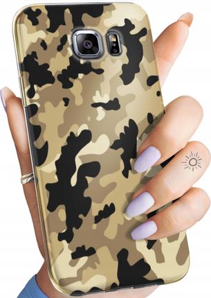 Etui Do Samsung Galaxy S6 Edge Moro Wojskowe Militarne Obudowa Case