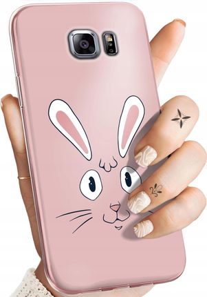 Etui Do Samsung Galaxy S6 Edge Królik Zając Bunny Obudowa Pokrowiec