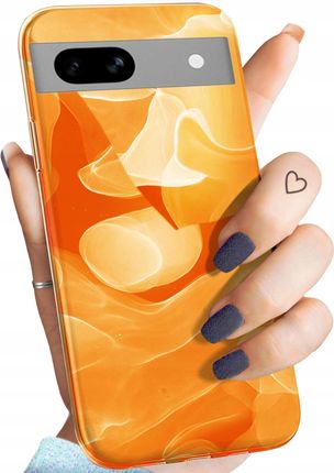 Etui Do Google Pixel 8A Pomarańczowe Pomarańcze Orange Obudowa Case