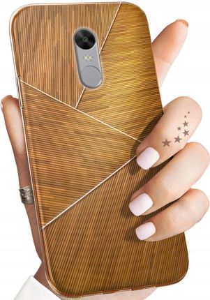 Etui Do Xiaomi Redmi Note 4 4X Brązowe Drewniane Brown Obudowa Case