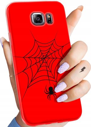 Etui Do Samsung Galaxy S6 Edge Pająk Spider Pajęczyna Obudowa Case