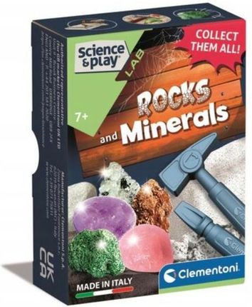 Clementoni Naukowa Zabawa Minerały I Skały 75095