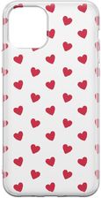 Etui Przeźroczyste Z Nadrukiem Apple Iphone 14 Pro Max Serduszka Czerwone