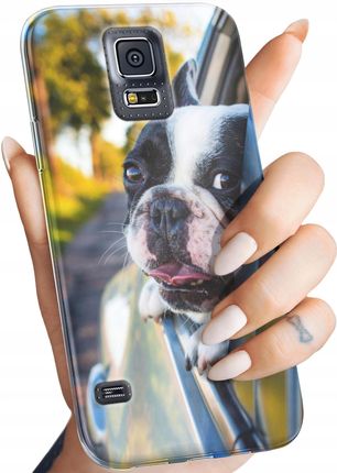 Etui Do Samsung Galaxy S5 S5 Neo Mops Buldog Francuski Angielski