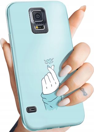 Etui Do Samsung Galaxy S5 S5 Neo Niebieskie Blue Blau Obudowa Case
