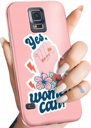 Etui Do Samsung Galaxy S5 S5 Neo Siła Kobiet Girl Power Feminizm
