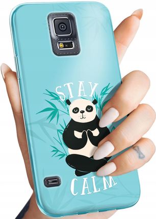 Etui Do Samsung Galaxy S5 S5 Neo Panda Bambus Pandy Obudowa Case