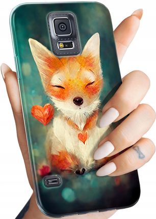 Etui Do Samsung Galaxy S5 S5 Neo Liski Lisy Fox Obudowa Pokrowiec