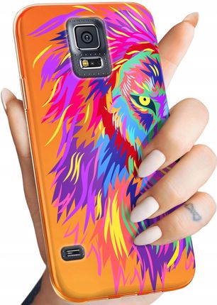 Etui Do Samsung Galaxy S5 S5 Neo Neonowe Neon Jaskrawe Obudowa Case